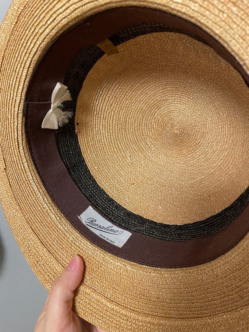 ボルサリーノ　Borsalino 麦わら帽子　ストローハット