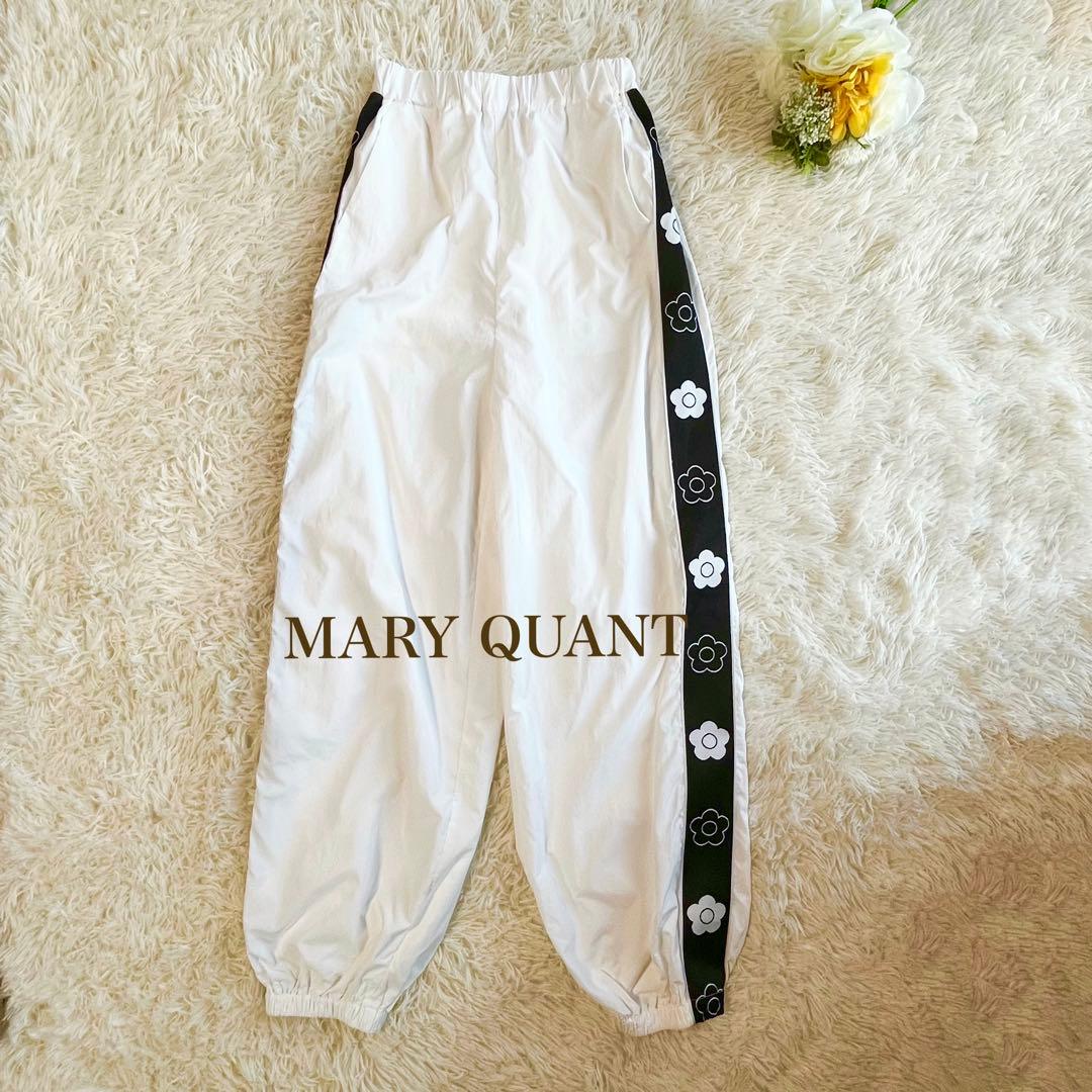 MARY QUANT マリークワント ナイロン 花柄 デイジーラインパンツ
