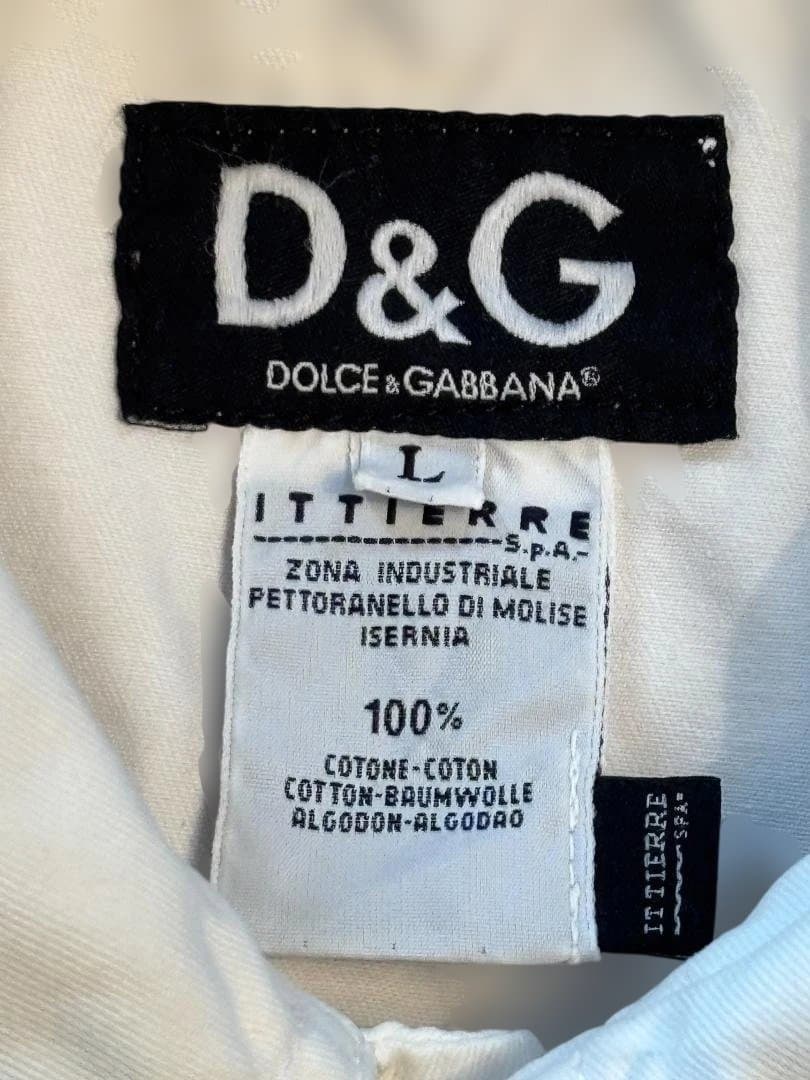 DOLCE&GABBANA ドルチェ&ガッバーナ ホワイト デニムジャケット
