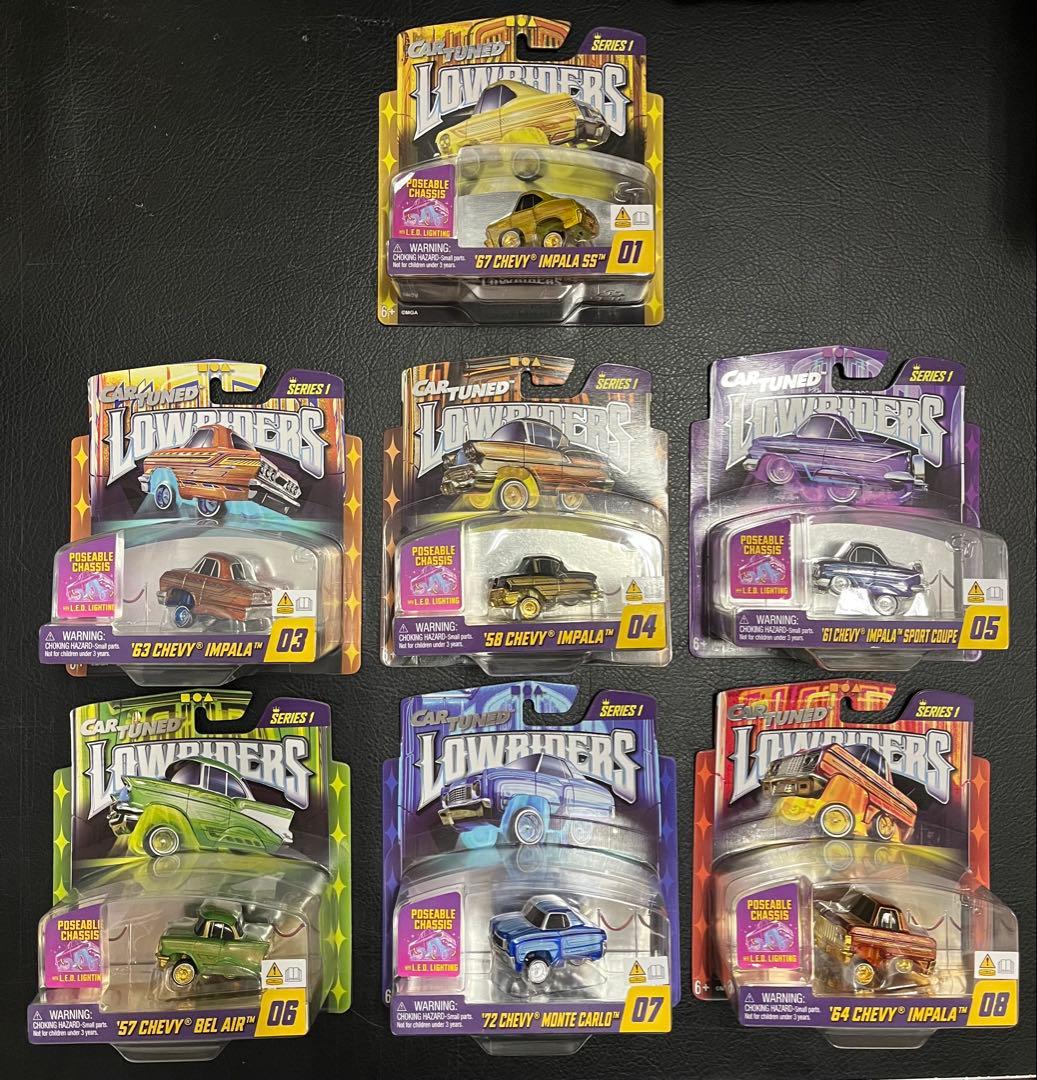 Car Tuned Lowriders ローライダー7台セット　LED