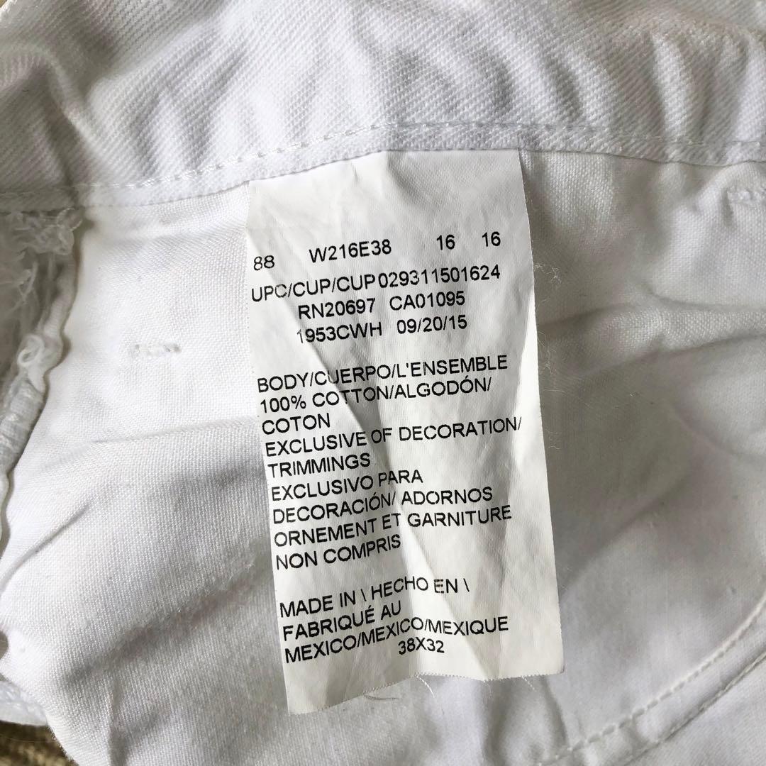 Dickies ディッキーズ W38 ホワイト 白 ペインターパンツ1953