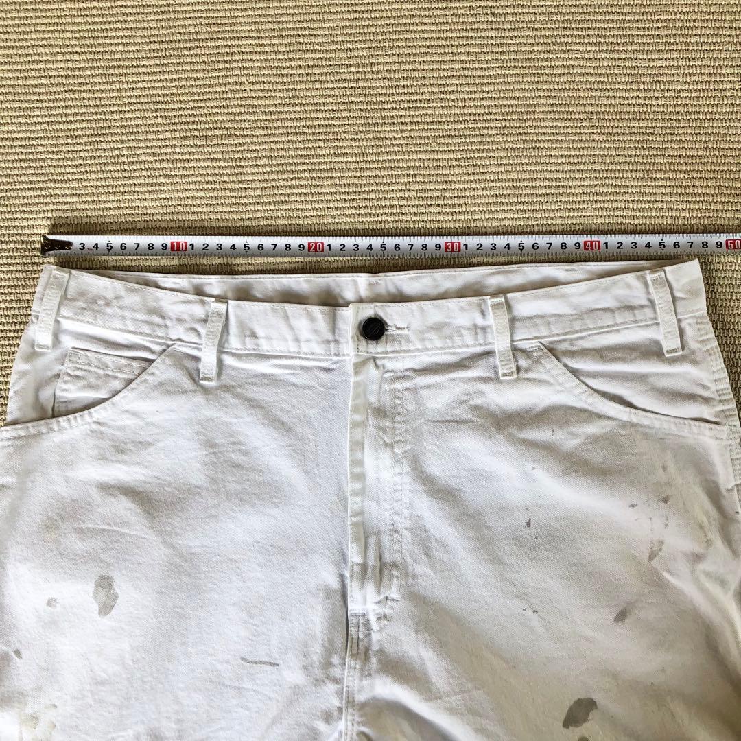 Dickies ディッキーズ W38 ホワイト 白 ペインターパンツ1953