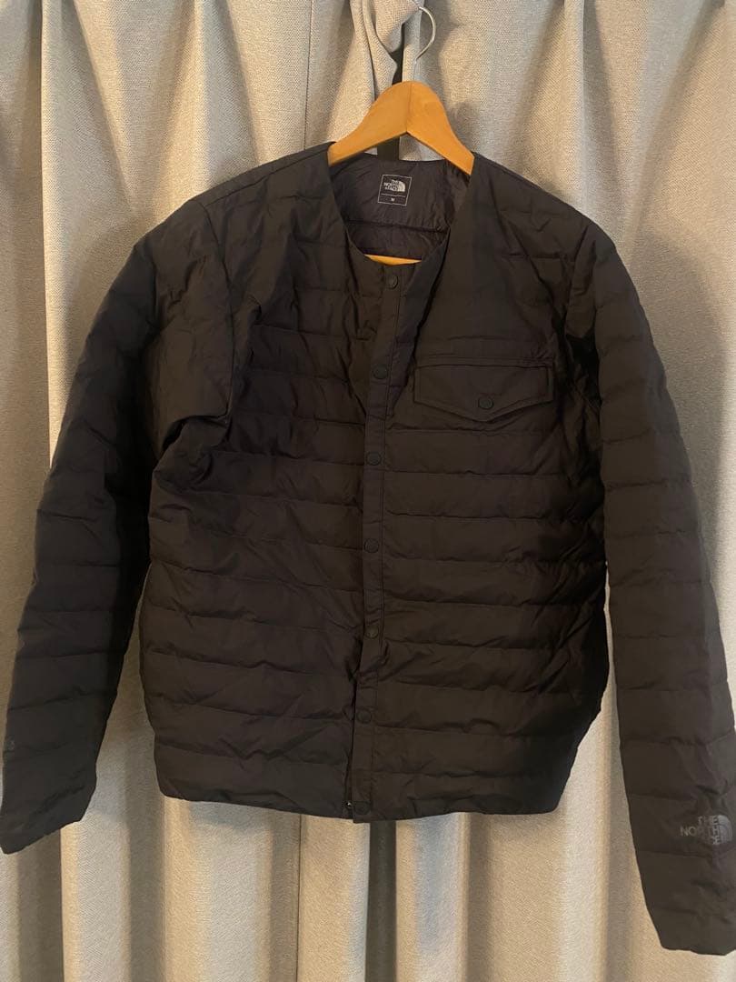 【ほぼ未使用】ノースフェイス　インナーダウン　ダークグレー　M