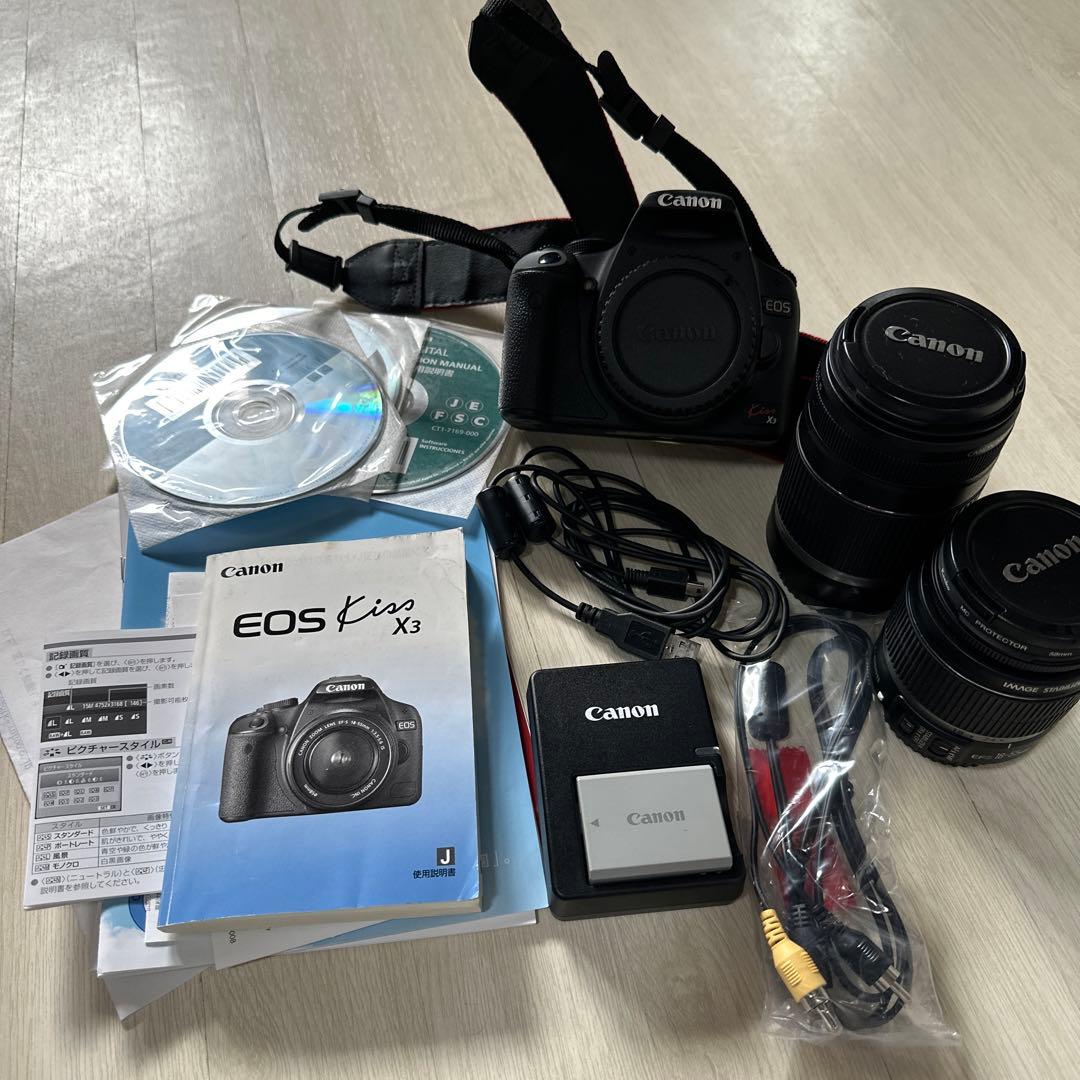 EOS KISS X3 ダブルズームキット