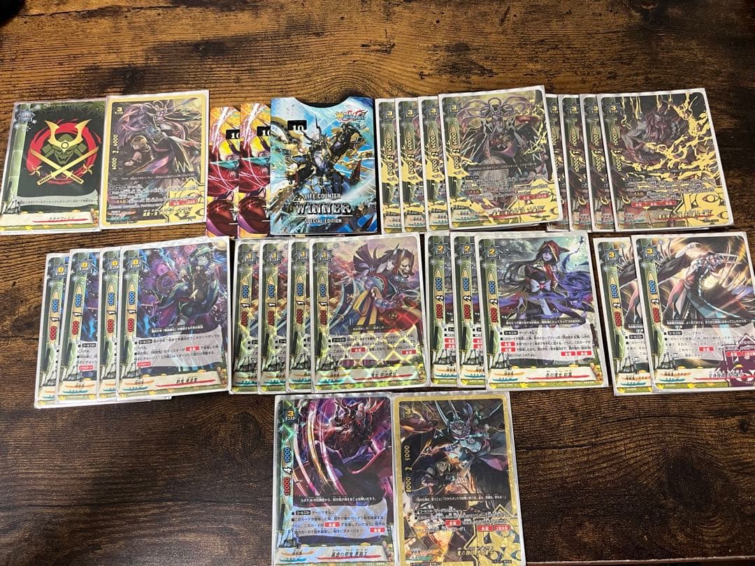 バディファイト　暗殺鬼デッキ　伊吹童子究極レア2枚+デッキパーツ