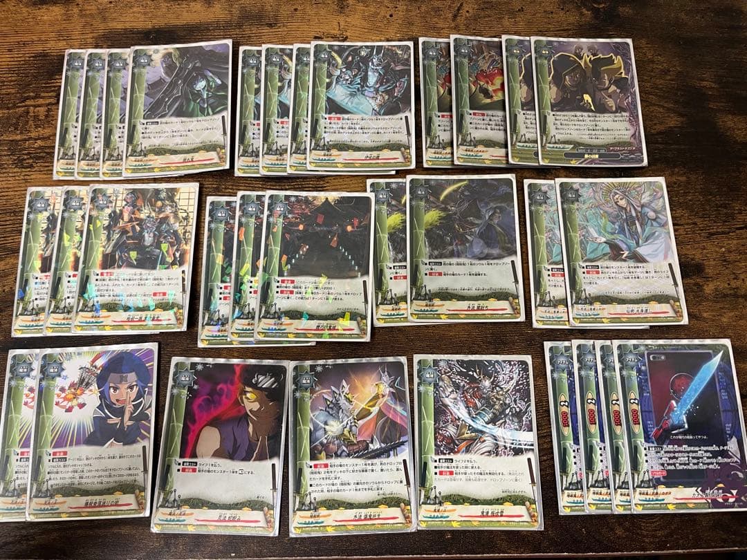 バディファイト　暗殺鬼デッキ　伊吹童子究極レア2枚+デッキパーツ