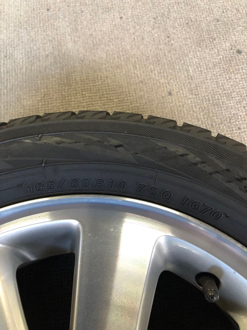 エブリイワゴン DA17W 純正ホイール　スタッドレス　4本