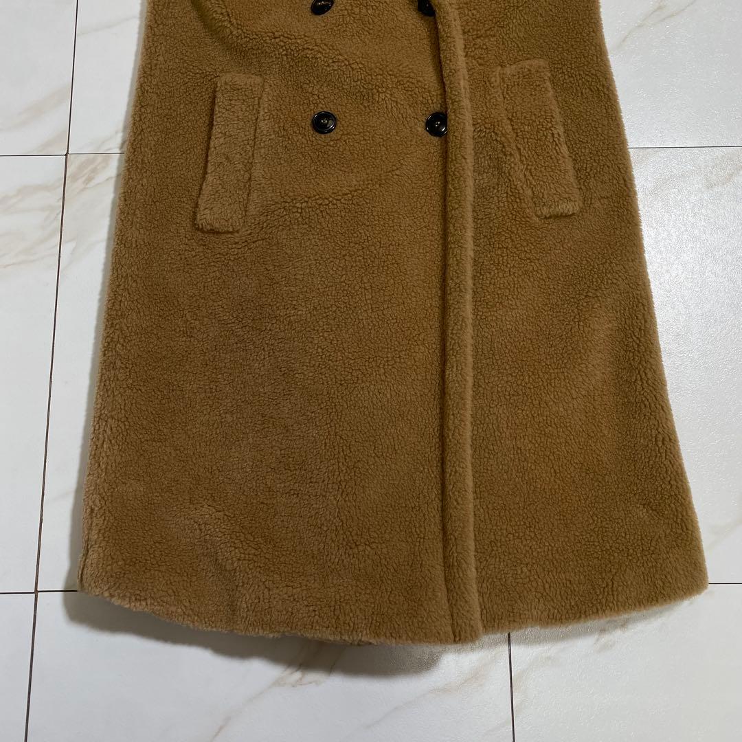 ミルク　22AW♡マックスマーラマレーラ テディベア ロングジレ ボア