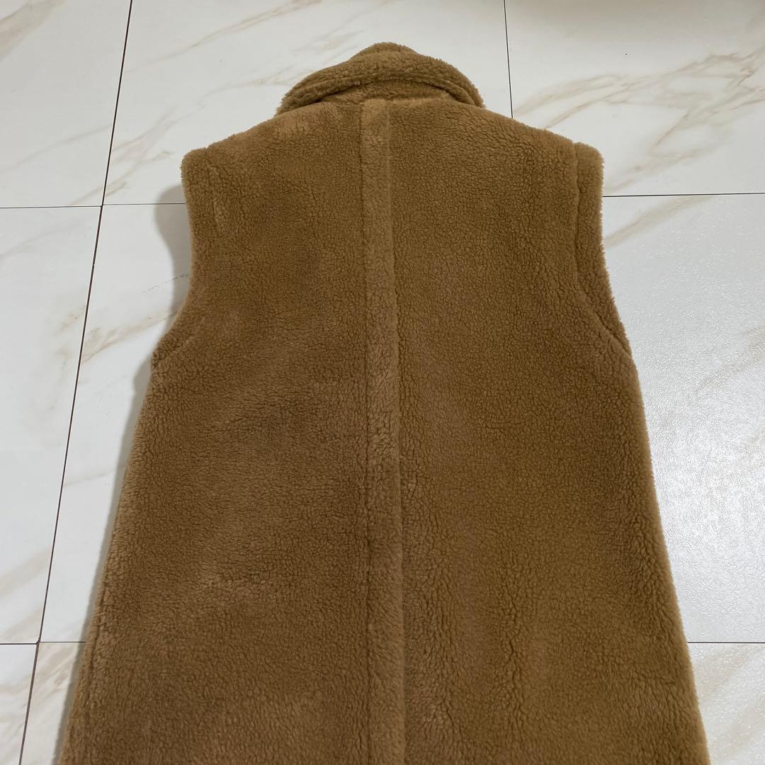 ミルク　22AW♡マックスマーラマレーラ テディベア ロングジレ ボア