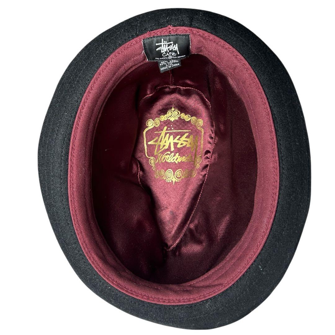 激レア STUSSY ステューシー 00s ウールポークハット L/XL