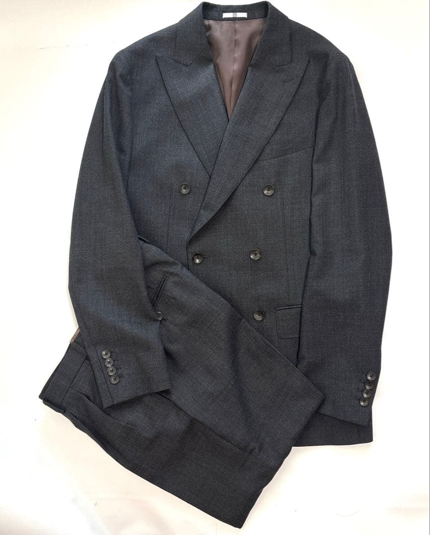 【極美品】スーツセレクト 定価42,900円 現行モデル【A7】 ダブルスーツ