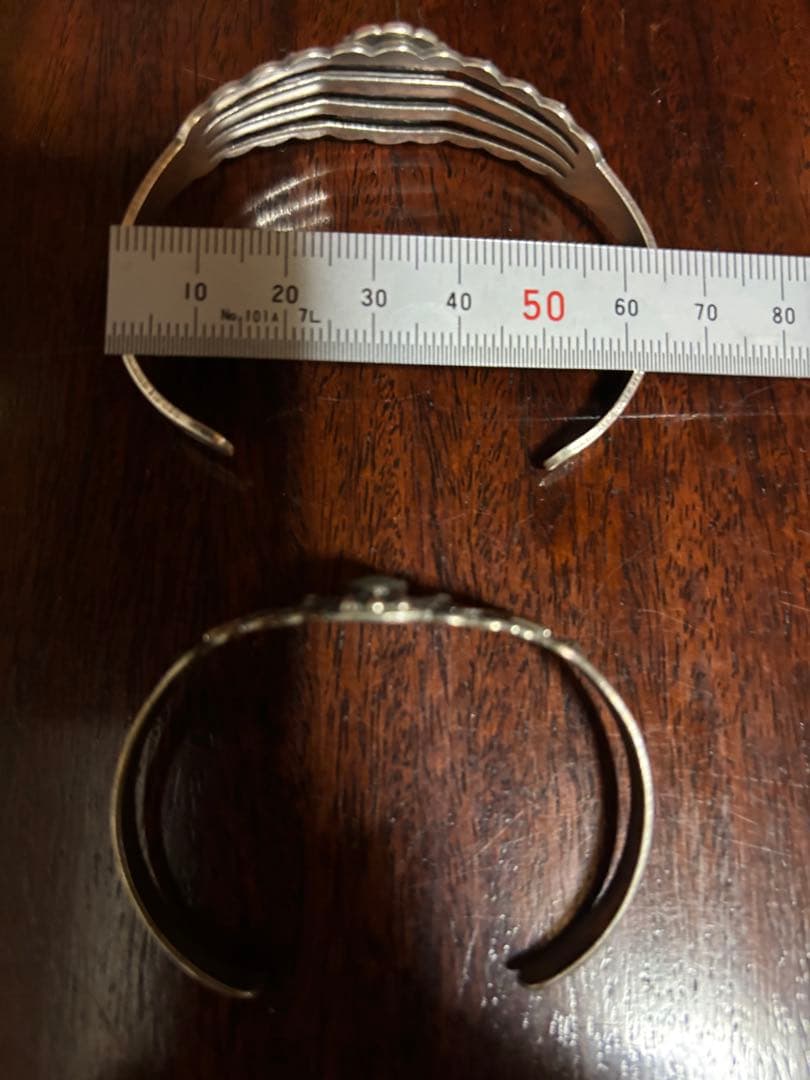 シルバーバングル フレッドハービースタイル　NAVAJO　ヴィンテージ