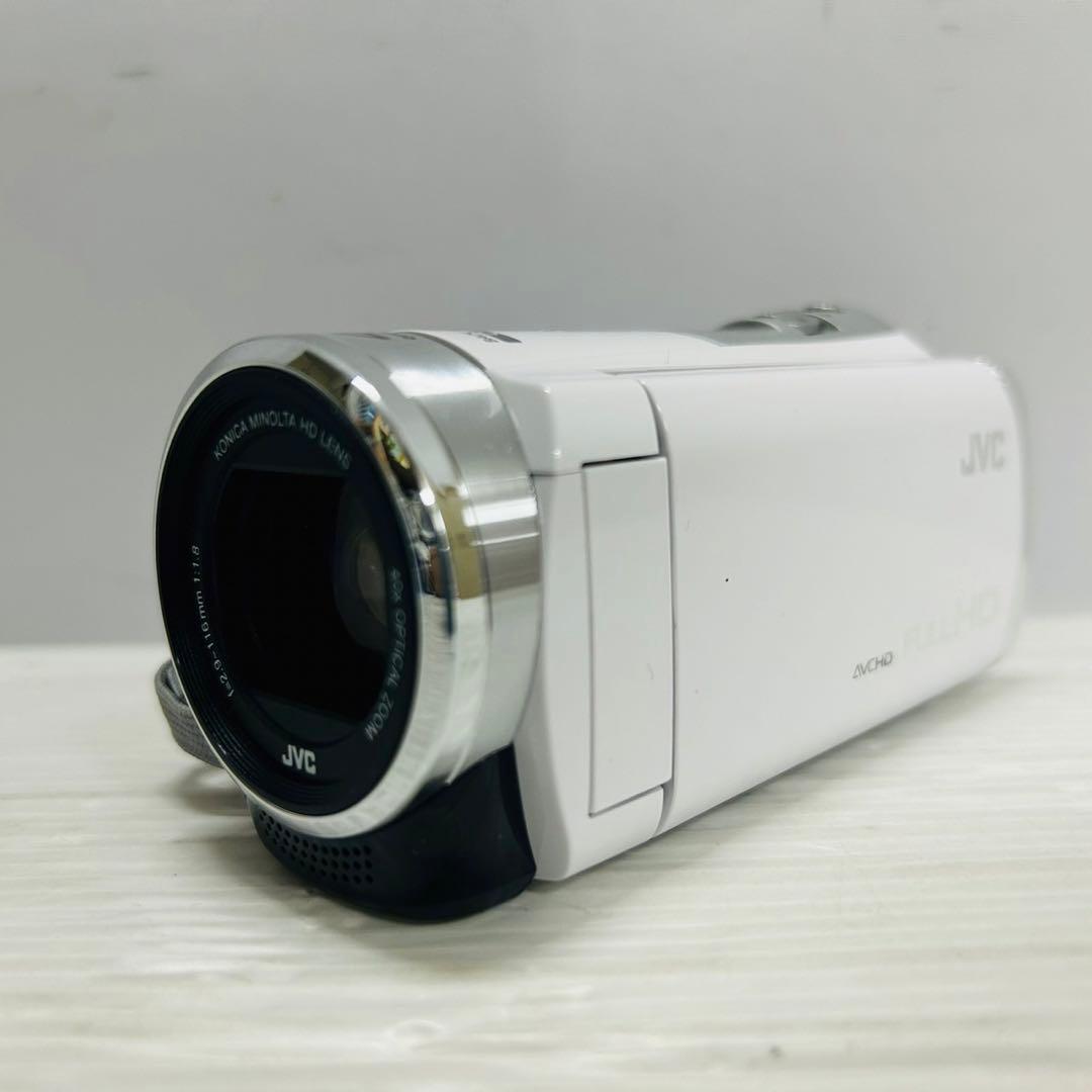 ★極美品★ JVC ビデオカメラ GZ-HM33-w