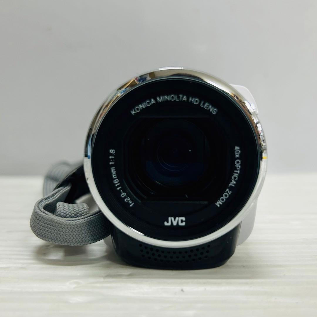 ★極美品★ JVC ビデオカメラ GZ-HM33-w