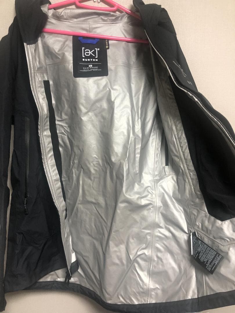 未使用 AK サージェンス ゴアテックス シェル ジャケット 黒 XS バートン