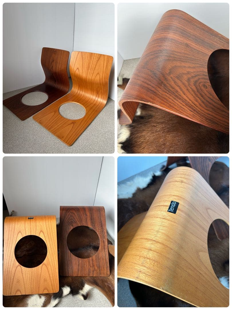 Tendo 天童木工 座椅子 プライウッド 藤森健次 モダン　ミッドセンチュリー