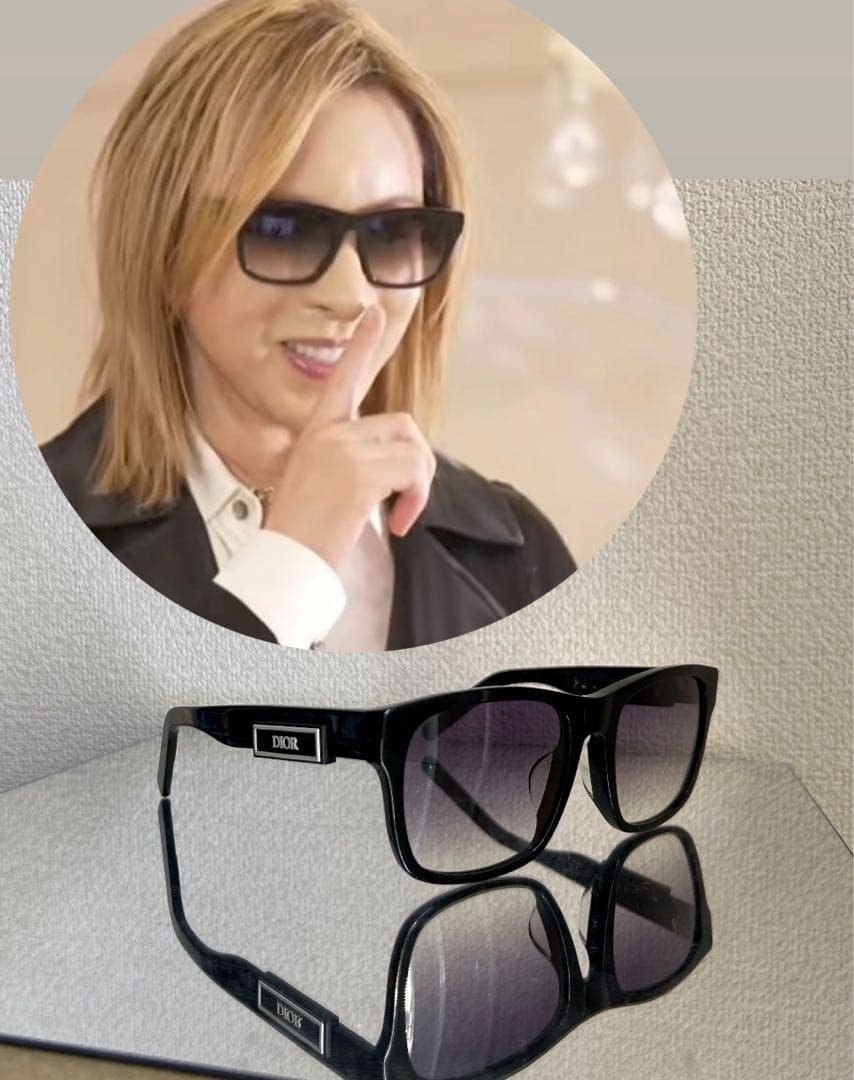 レア色。年末年始の特番で！YOSHIKI DIOR サングラス