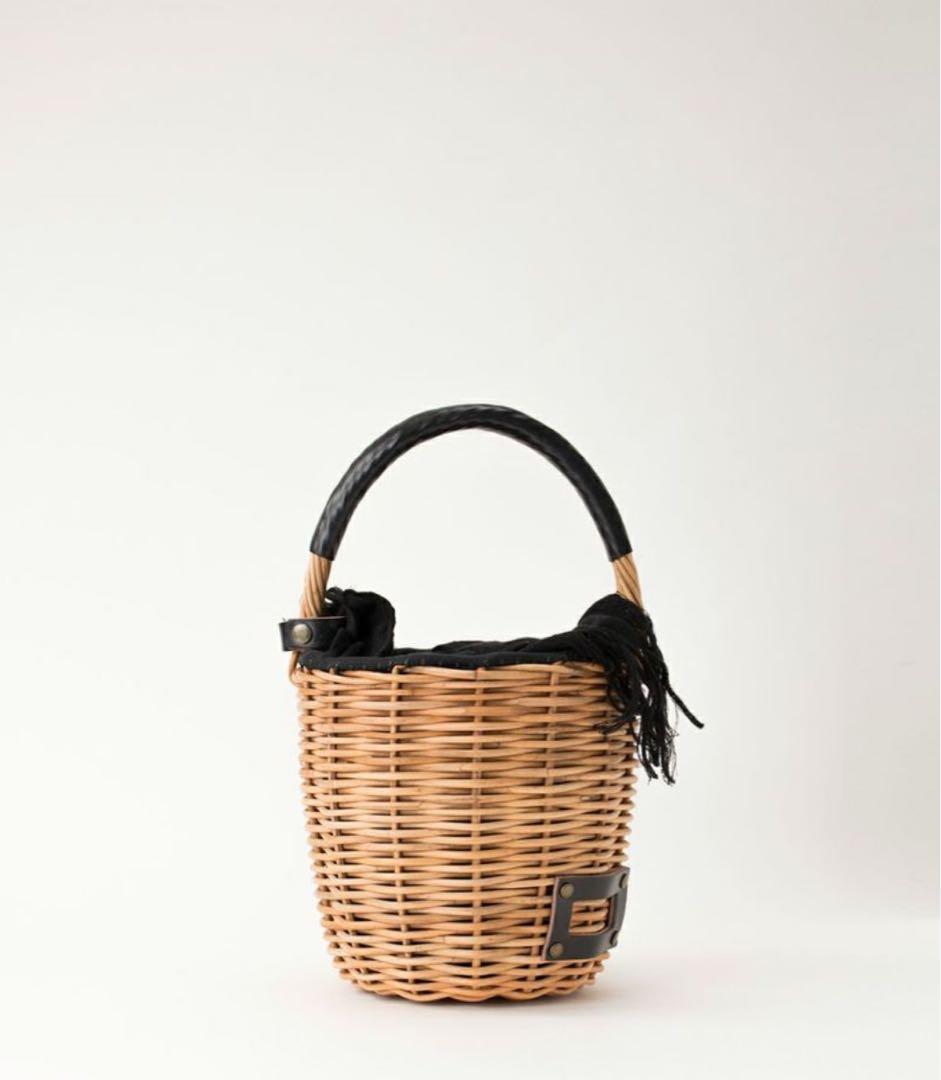 ◆ eb.a.gos（エバゴス）◆ブライドル バケツM バスケット ブラック