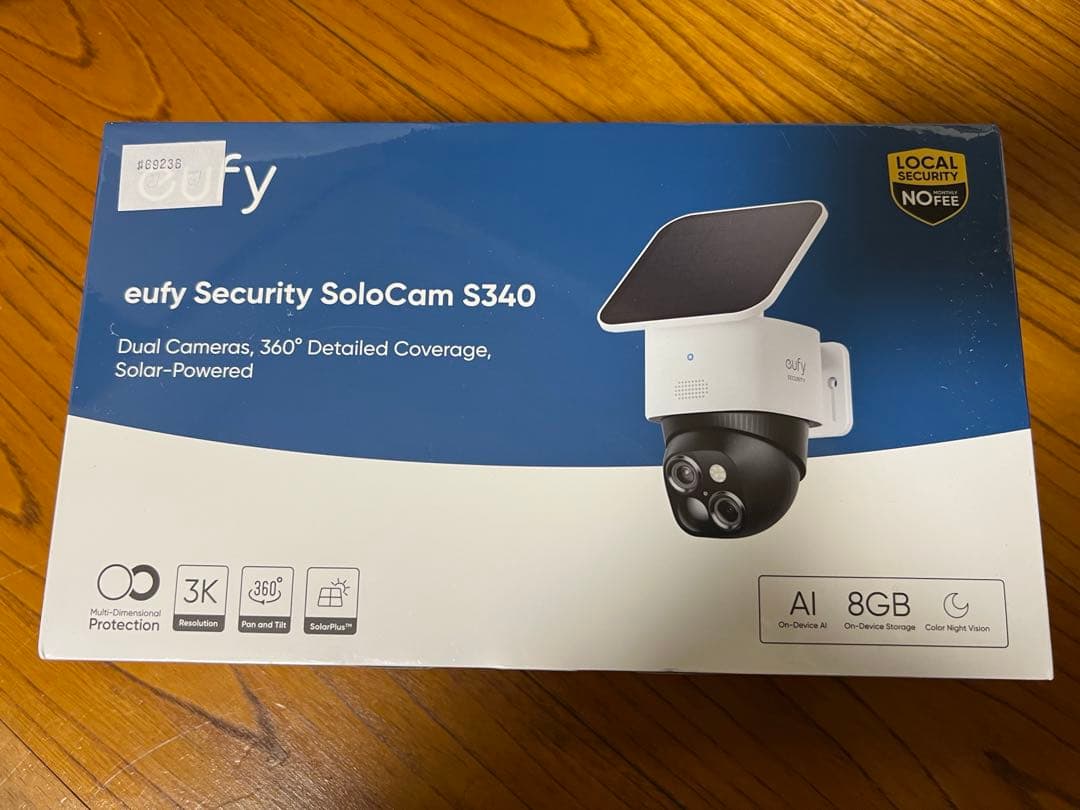 防犯カメラ Anker eufy Security SoloCam S340