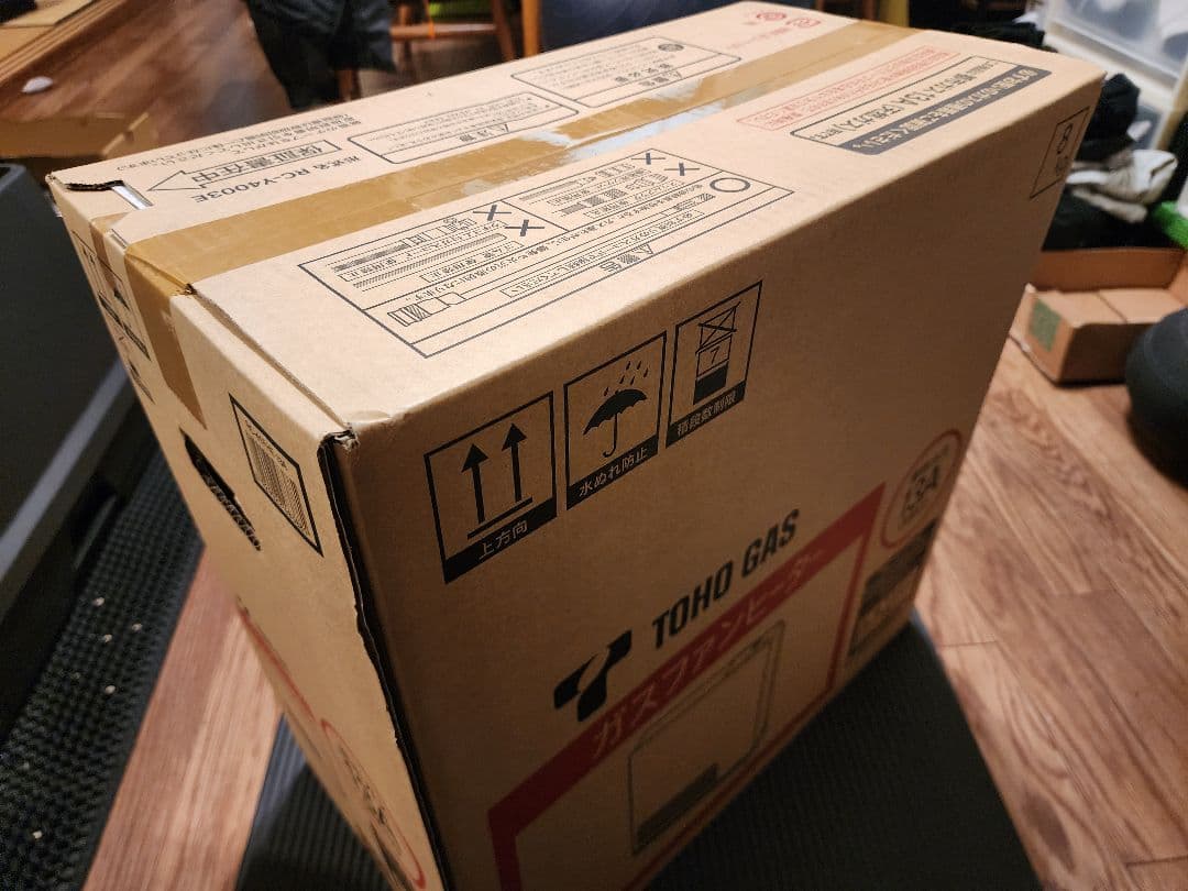 ガスファンヒーター　リンナイ製東邦ガス ＲＣ−４１ＦＨＥホワイト