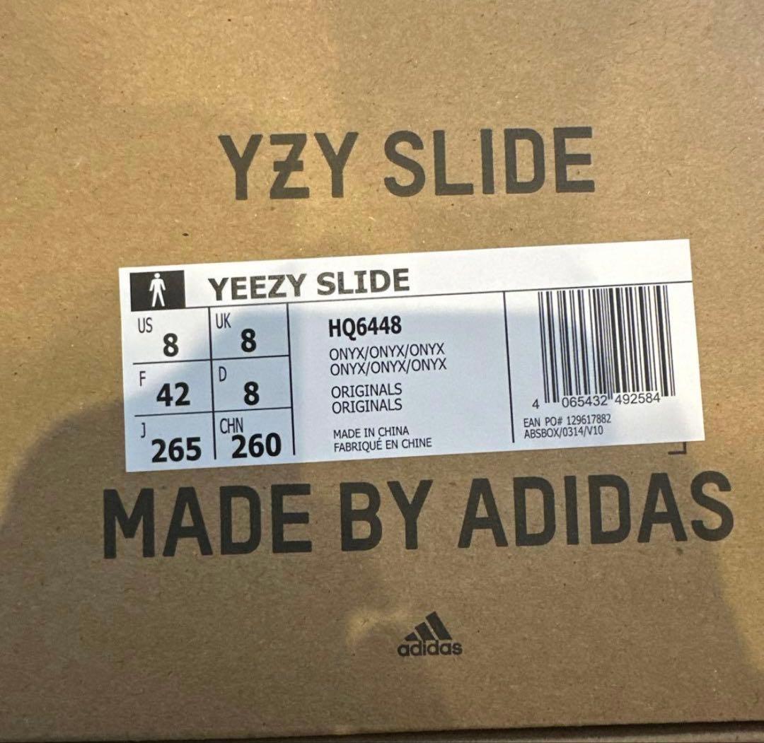 adidas YEEZY SLIDE Onyx 265 ブラック