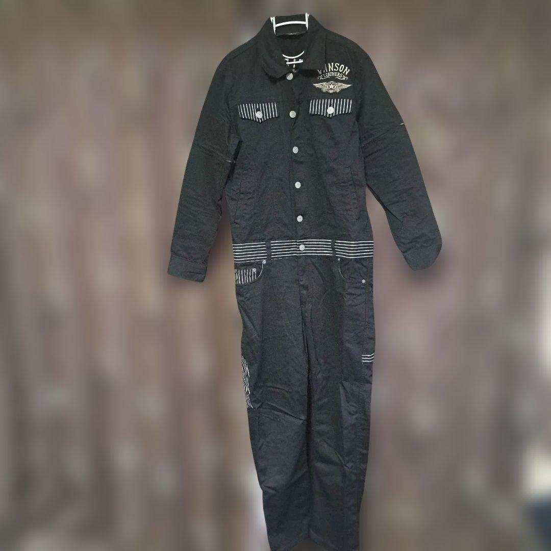 バンソン　メンズ繋ぎ刺繍