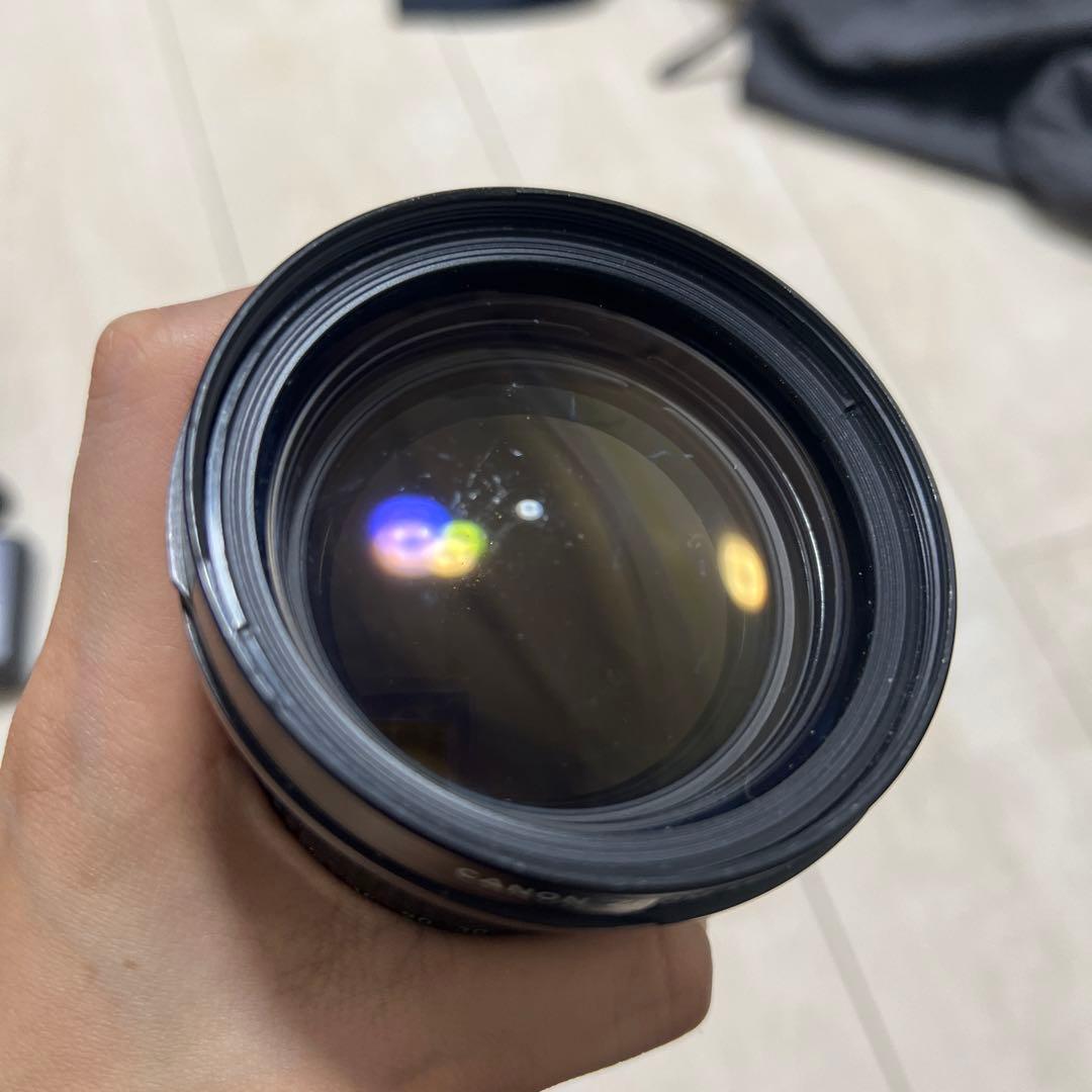SONYカメラ　canonレンズ二つ