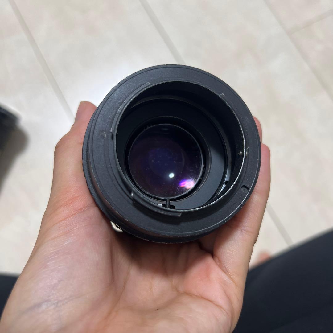 SONYカメラ　canonレンズ二つ