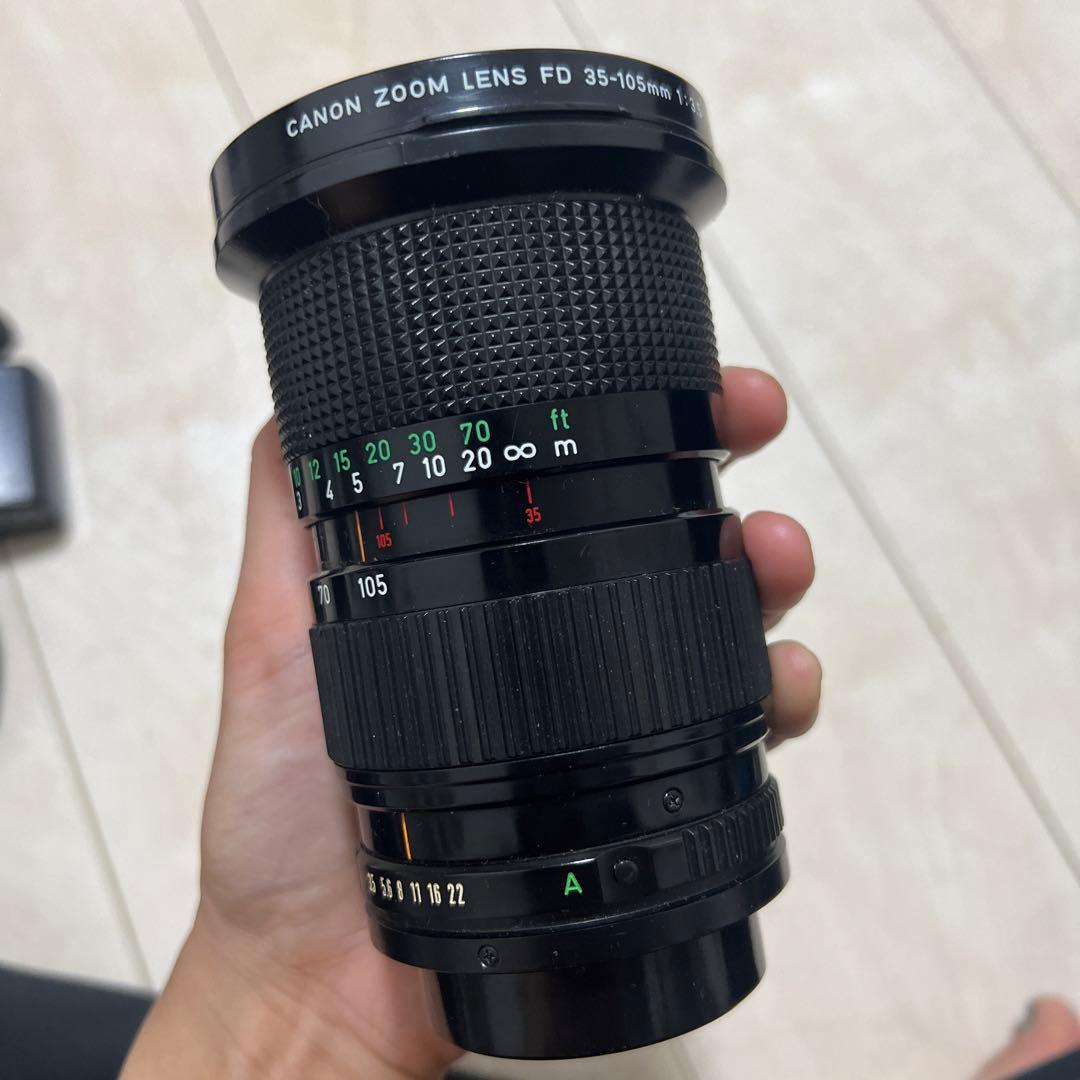 SONYカメラ　canonレンズ二つ