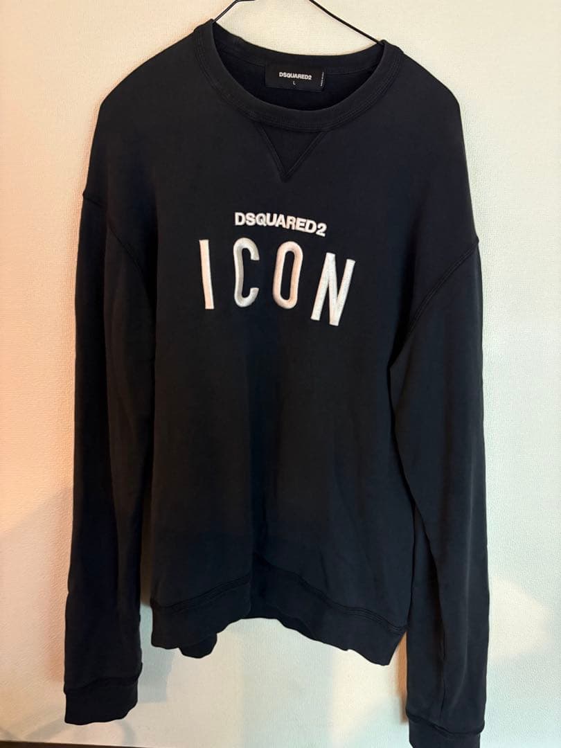 【激レア】DSQUARED2 ICON トレーナー ダークブルー