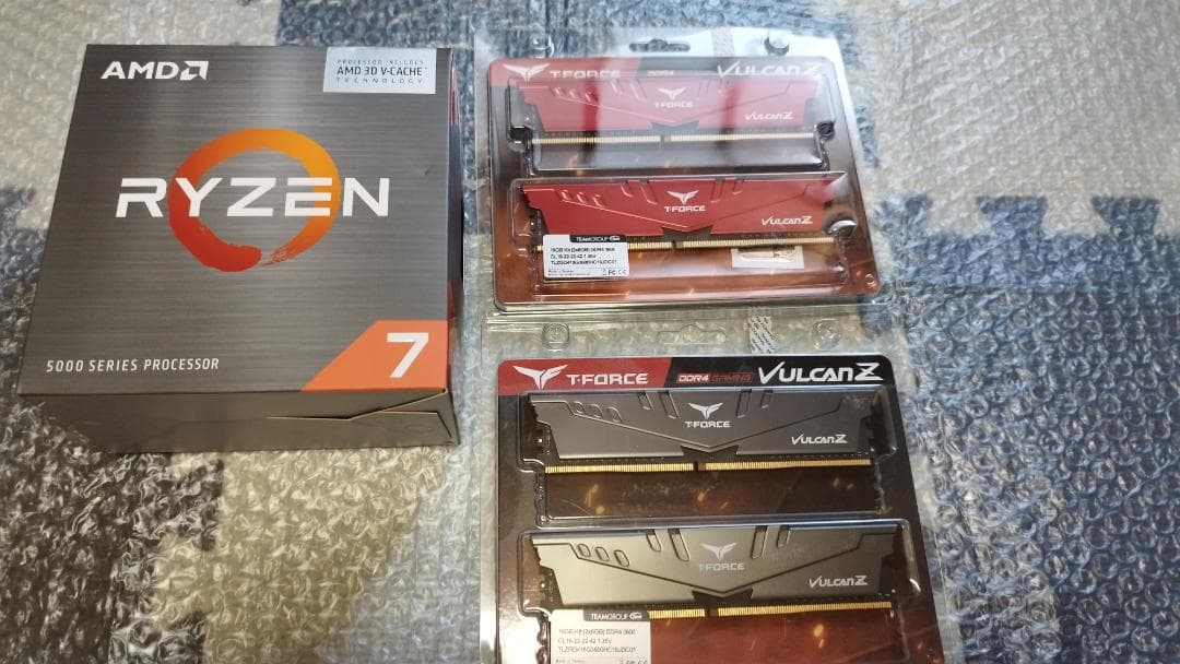 CPU Ryzen7 5800x3d B550M Steel Legend 32GB