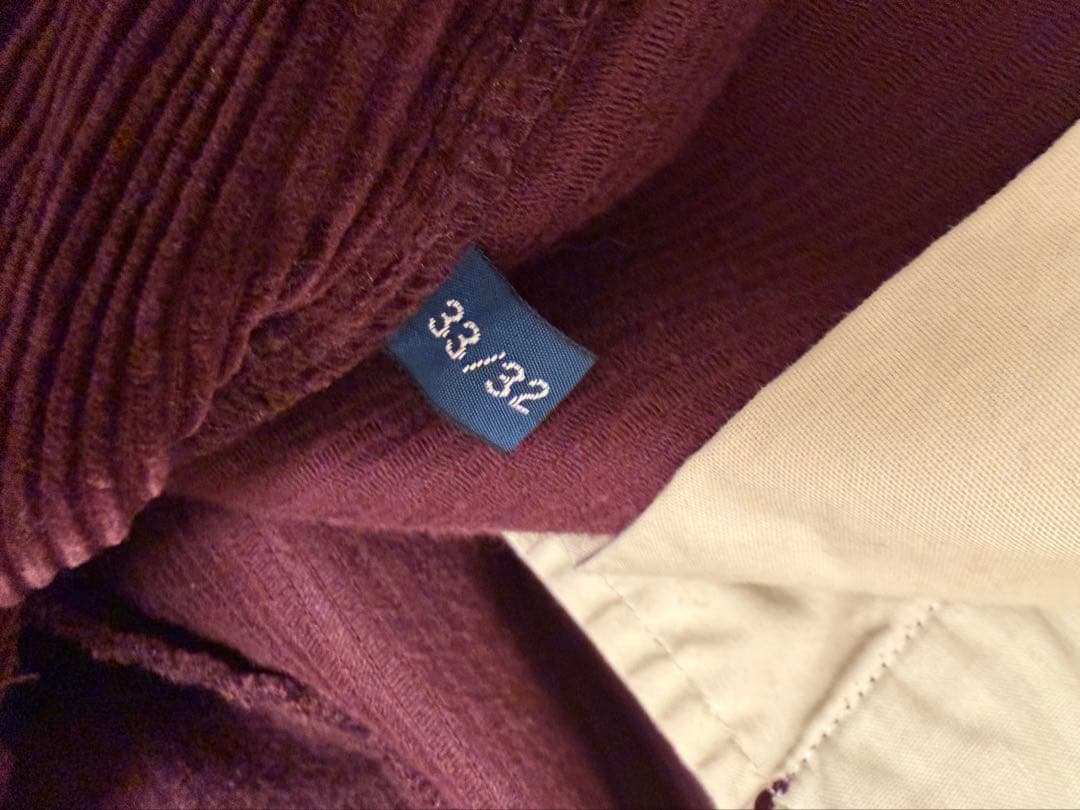 希少カラー 90s ポロ ラルフローレン ANDREW 太畝コーデュロイ パンツ