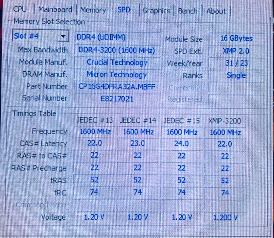 メモリー CRUCIAL DDR4 PRO 3200MHz 32GB (16GBx2)