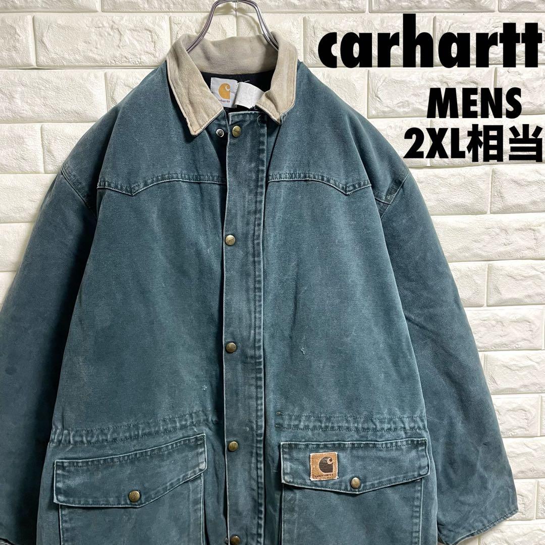 80〜90s カーハート　カバーオール　ダックジャケット　2XLサイズ相当