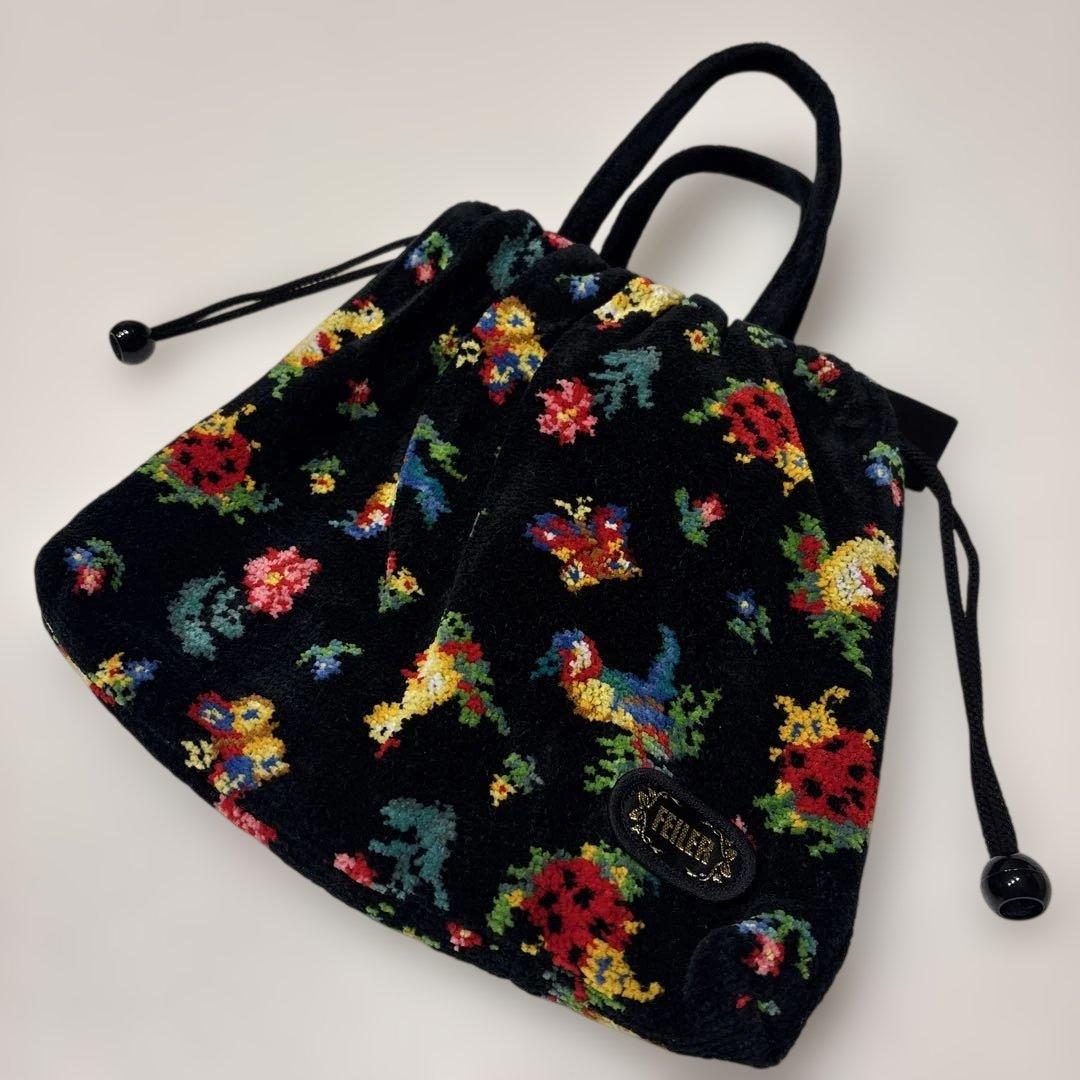 FEILER フェイラー　ハイジ　持ち手付バッグ　巾着袋　新品未使用