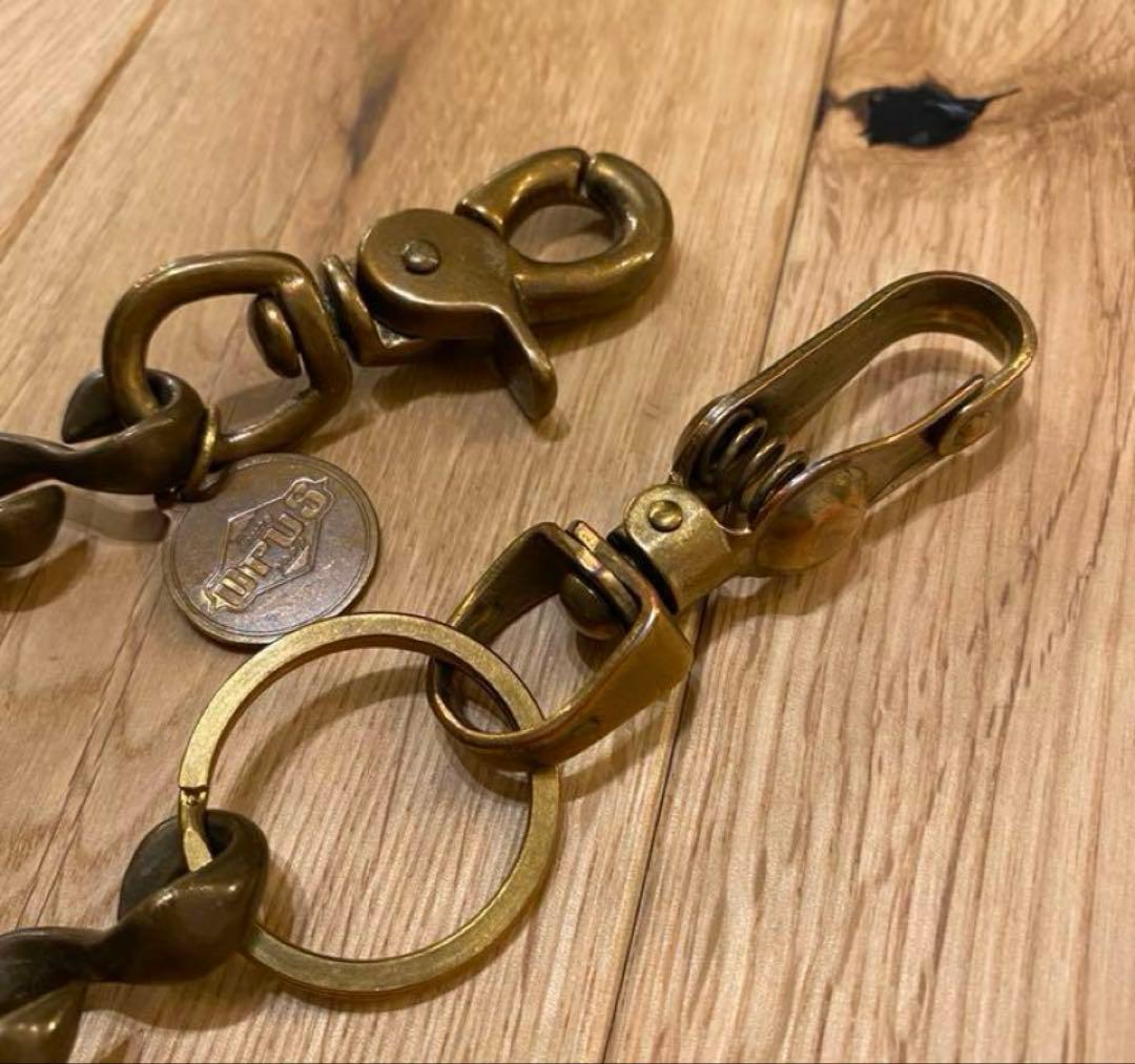 OPUS 真鍮 ウォレットチェーン ブラス製 Sカン