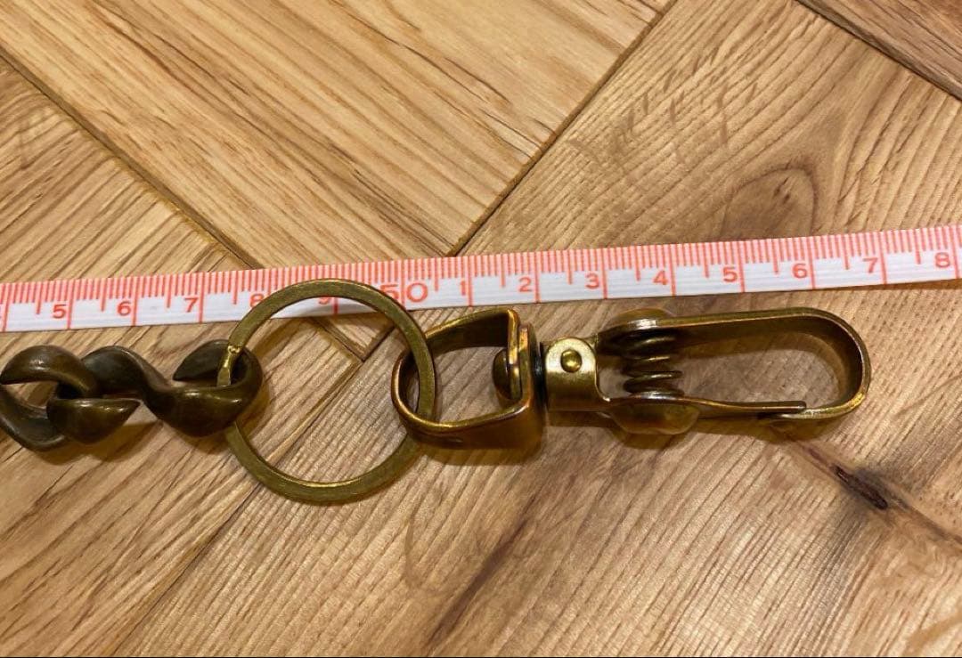 OPUS 真鍮 ウォレットチェーン ブラス製 Sカン