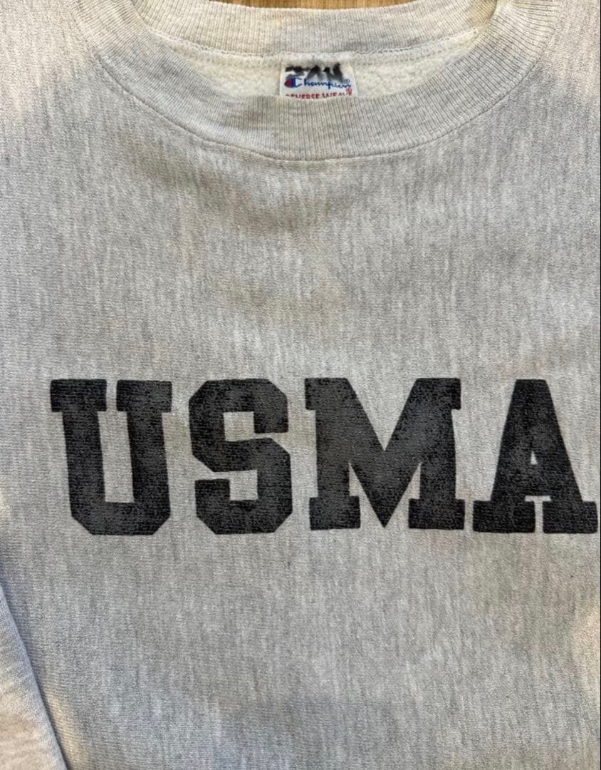 Champion リバースウィーブ USMA 90s L 染み込み