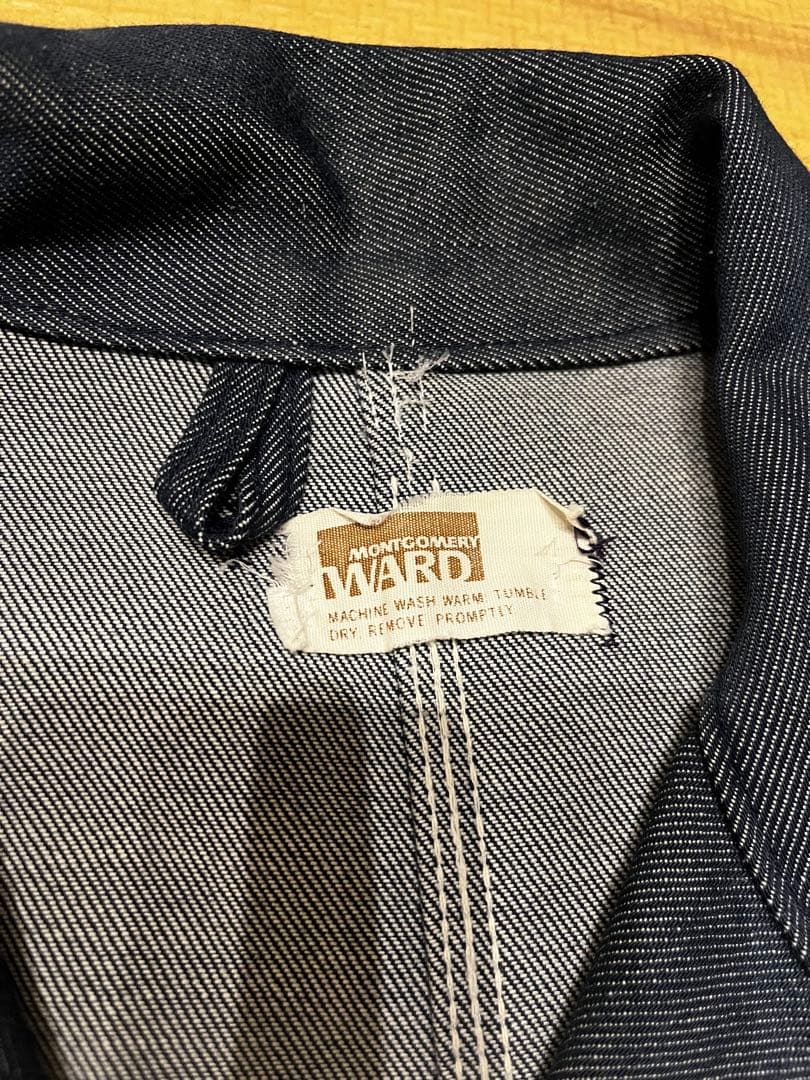 70s Montgomery Ward バットダイ デニムカバーオール