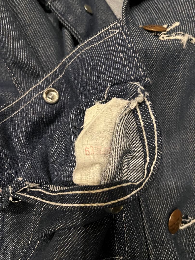 70s Montgomery Ward バットダイ デニムカバーオール