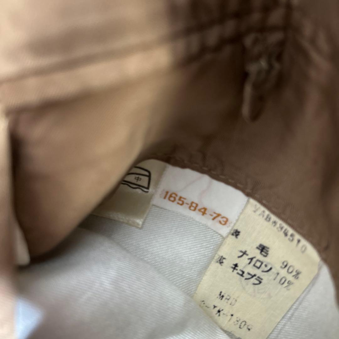 【美品】VAN JACKET テーラードジャケット チェック ブラウン エルボ