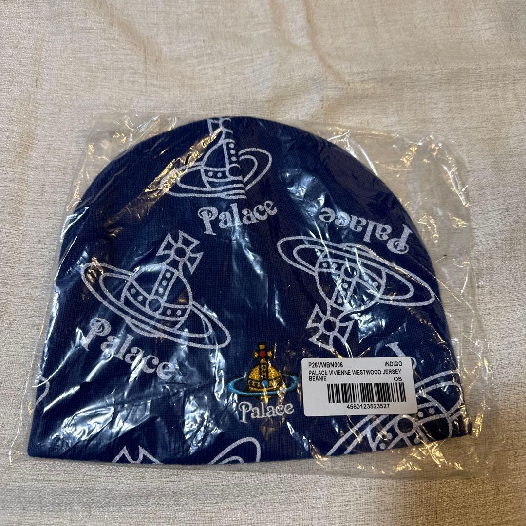 新品palace Vivienne Westwood コラボビーニー　ブルー