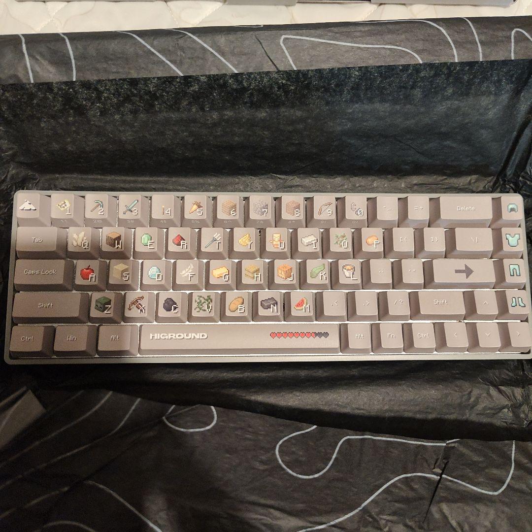 キーボード HGxMinecraftBasecamp65Keyboard-Inventory