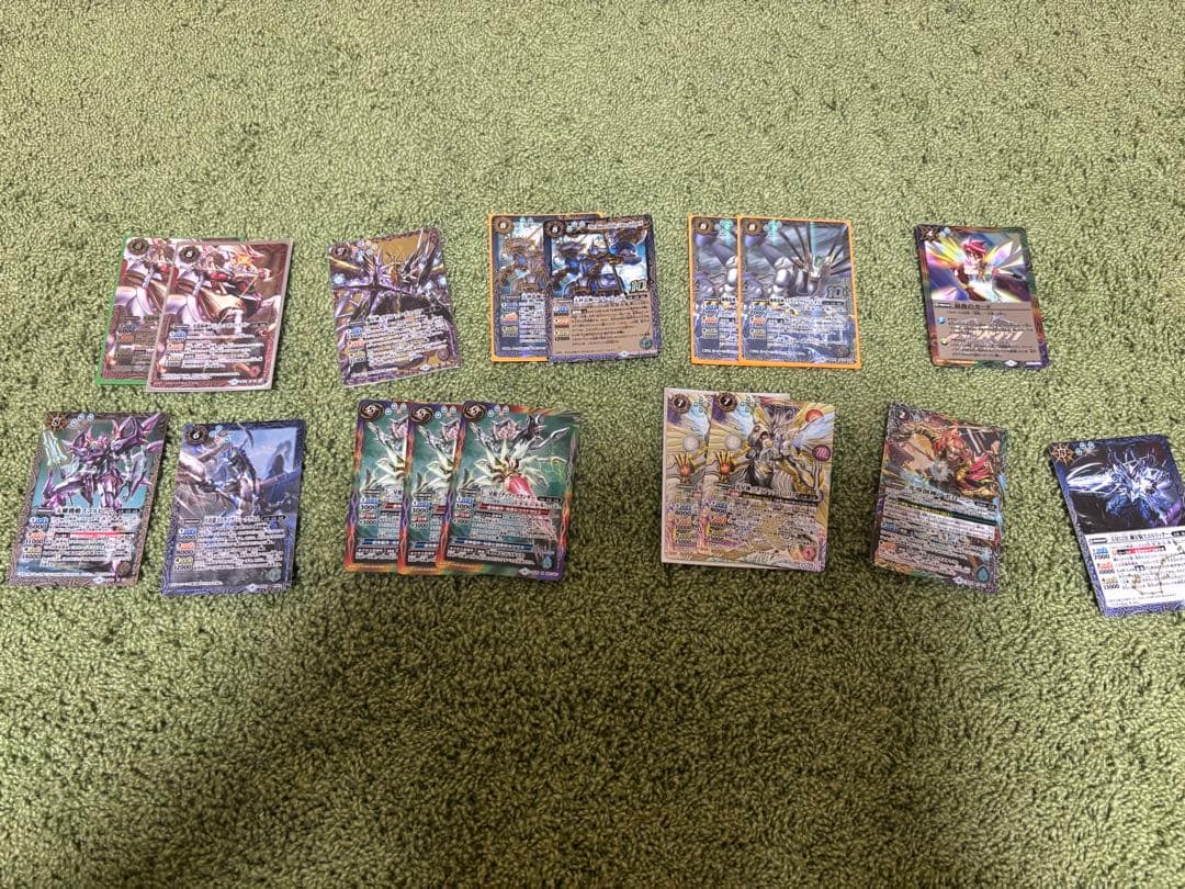 バトスピ 引退品 光導デッキ&スリーブ&パーツセット（2枚目あり）