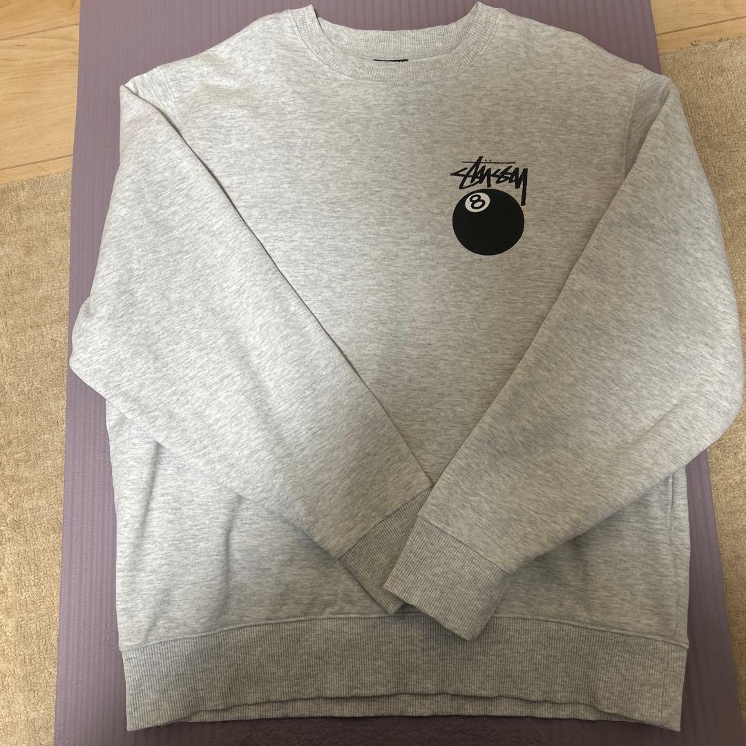 Stussy 8ボール スウェット グレー