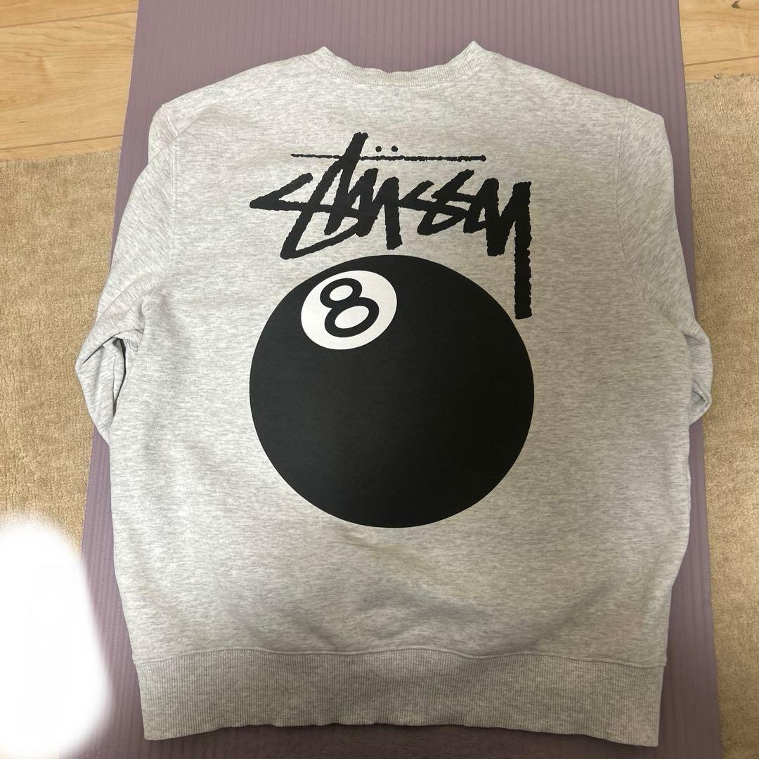 Stussy 8ボール スウェット グレー