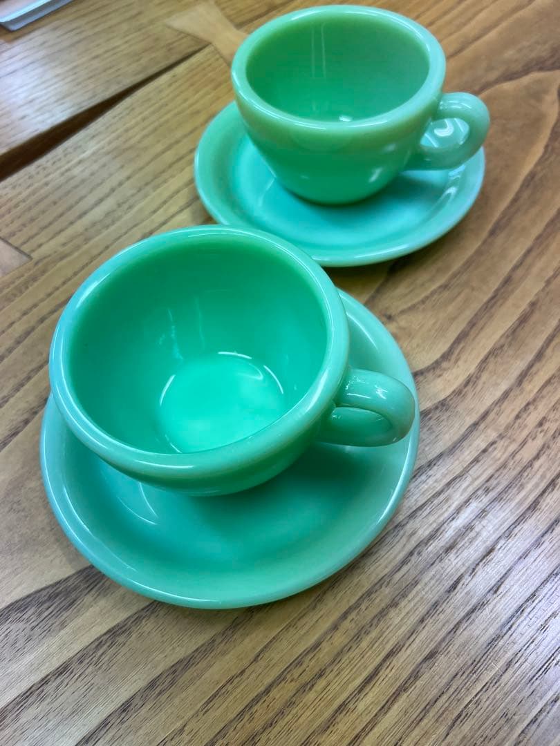 Fire King デッドストック　美品・未使用品カップ＆ソーサー2組