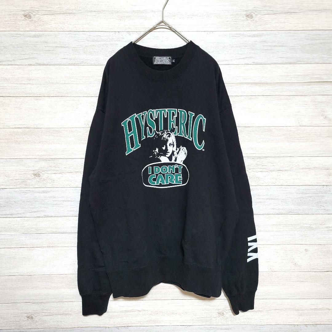 【美品L】HYSTERIC GLAMOUR スウェットデビルガール ブラック