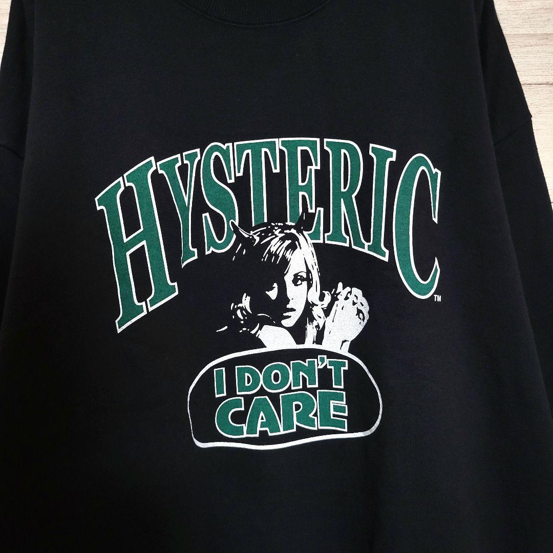 【美品L】HYSTERIC GLAMOUR スウェットデビルガール ブラック