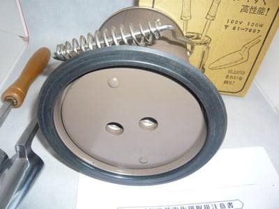 美品　タキイ和裁電化鏝　和裁コテ　和裁こて 　タキイ製　鏝２本付